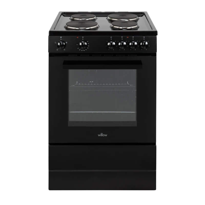 Image of Willow 68L Freestanding Single Cavity Electric Cooker in Black Unisex