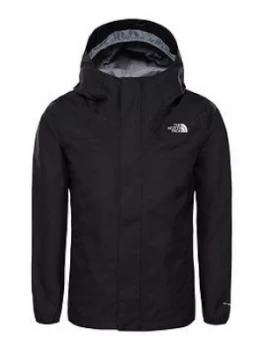 Image of The North Face Girls Resolve Reflective Jacket - Black, Size S, 7-8 Years, Women