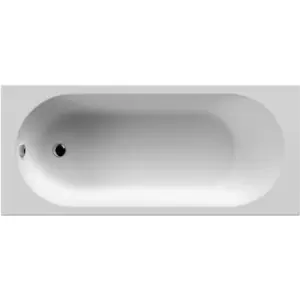 Nuie Otley Round Single Ended Rectangular Bath 1675mm x 700mm - Acrylic