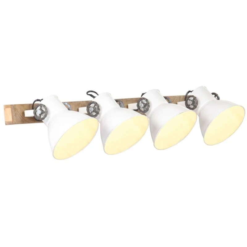 Image of VIDAXL Industrial Wall Lamp White 90x25cm E27 Vidaxl 8720286024003