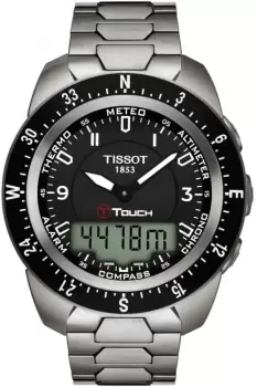 Mens Tissot T-Touch Expert Titanium Alarm Chronograph Watch T0134204405700