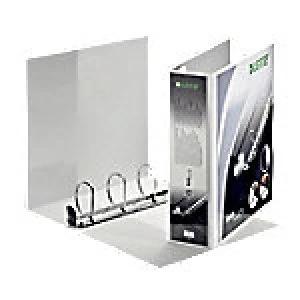 Image of Leitz Ring Binder 4 ring 60 mm Polypropylene, Cardboard A4+ White