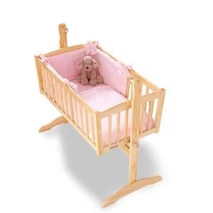 Image of Clair de Lune Honeycomb Quilt and Bumper Set- Pink