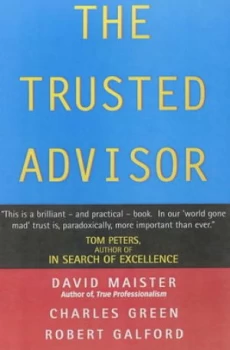 Image of The Trusted Advisor by David H. Maister Paperback