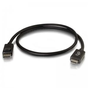 Image of C2G 2m DisplayPort to HDMI Adapter Cable - Black