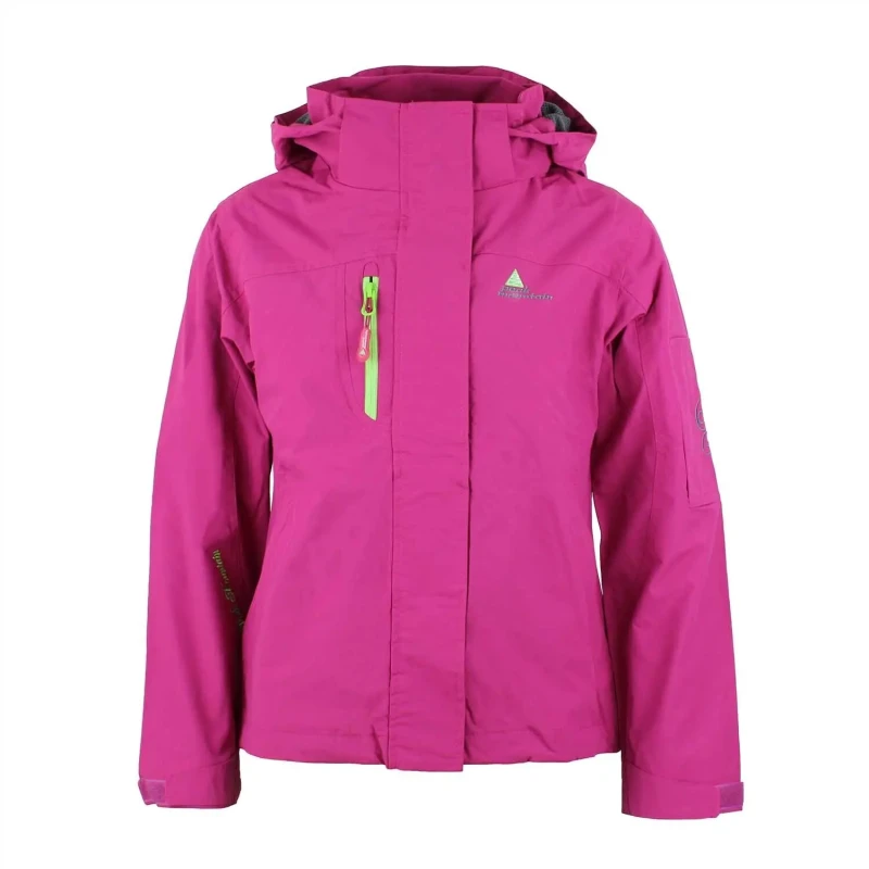 Image of Peak Mountain Girl's parka Peak Mountain Galani Rose Female 10 ans GALANI/BG/B-ROSE CACTUS FLOWER