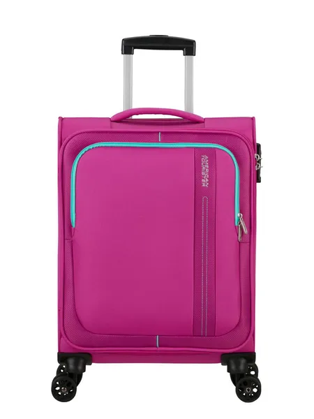 Image of American Tourister Sea Seeker VZDUY Spinner Cabin Soft Deep Fuchsia Suitcase