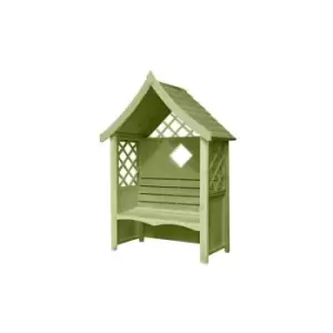 Image of Shire - Rose Arbour Garden Arch Seat Approx 4 x 2 Feet