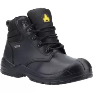 Image of Amblers Unisex Adult 241 Leather Safety Boots (10 UK) (Black) - Black