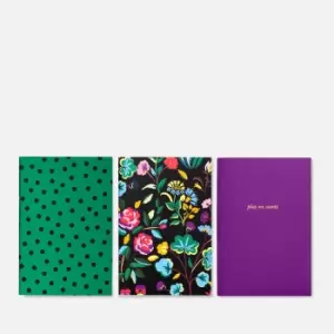 Image of Kate Spade Notebooks - Set of 3 - Autumn Floral