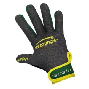 Image of Murphys Unisex Adult Contrast Gaelic Gloves (XS) (Grey/Green/Yellow)