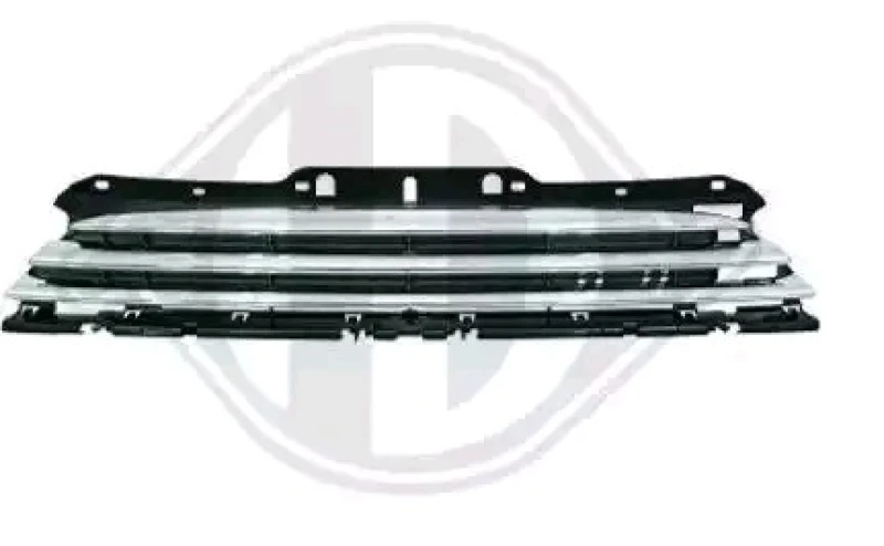 Image of DIEDERICHS 1206140 Radiator Grill chrome Radiator Grille (472)