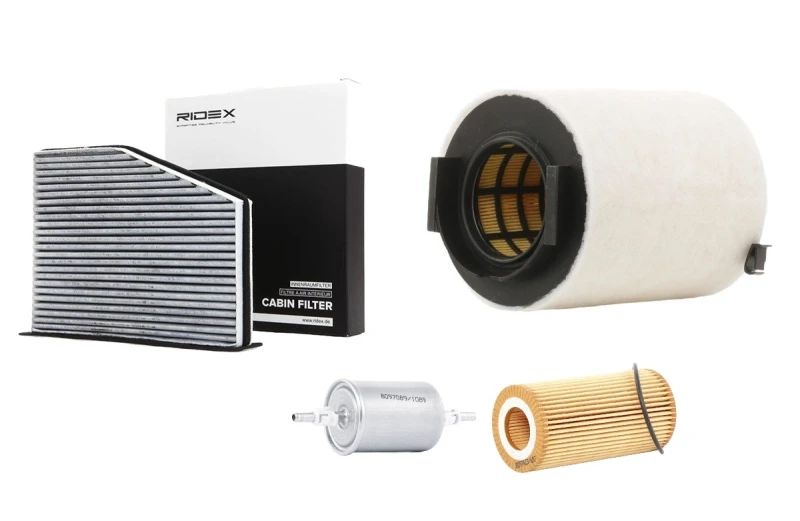 Image of RIDEX 4055F25792 Filter Set with gasket/seal, with pre-filter Filter Set (4055)