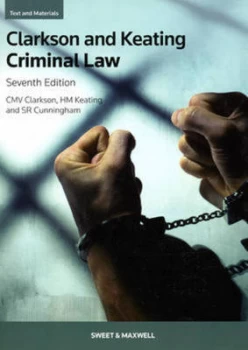 Image of Clarkson and Keating Criminal Law by C. M. V Clarkson and Heather M Keating and Sally Rachel Cunningham Paperback