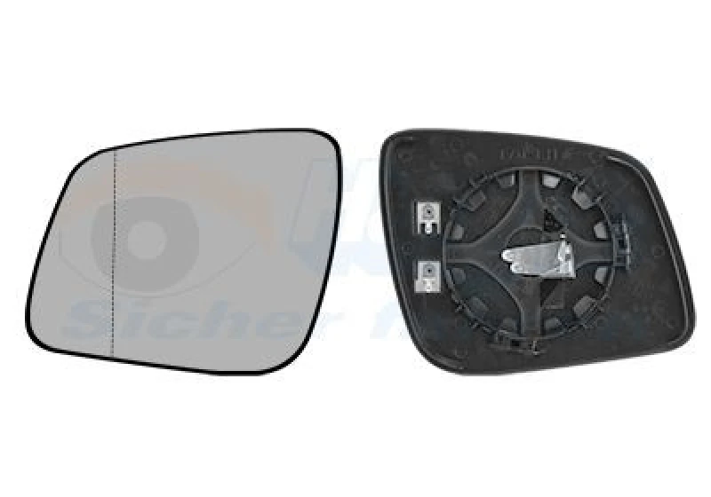 Image of VAN WEZEL Wing mirror glass VAN WEZEL 3018837