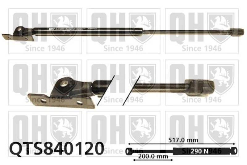 Image of QUINTON HAZELL Bonnet strut QUINTON HAZELL QTS840120