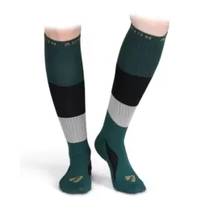 Image of Aubrion Perivale Compression Equestrian Socks - Green