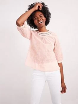 Image of White Stuff Emi Top - Pink
