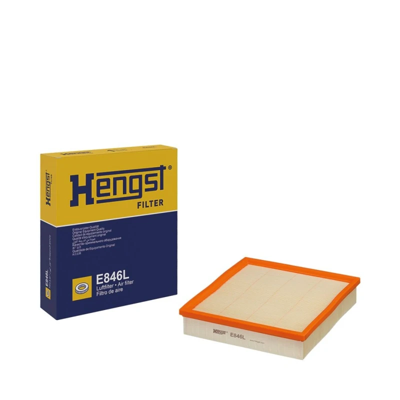 Image of HENGST FILTER E846L Air filter Filter Insert Air Filter (8)
