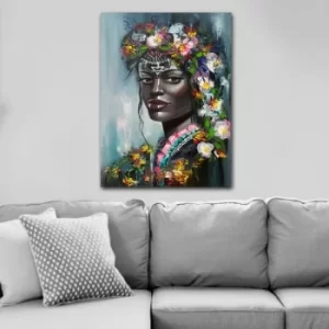 Image of 460560355_70100 Multicolor Decorative Canvas Painting