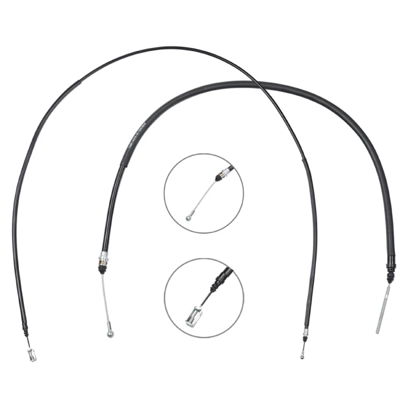 Image of RIDEX 124C1232 Brake Cable Rear, 1068/840+2360/2220mm Cable,parking brake (124)