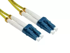 Image of Cables Direct FB2S-LCLC-020Y fibre optic cable 2m 2x LC Yellow