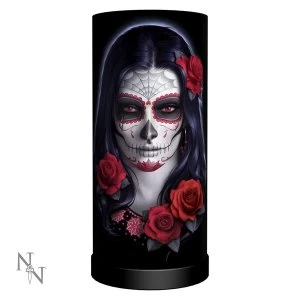 image of Sugar Skull Lamp UK Plug