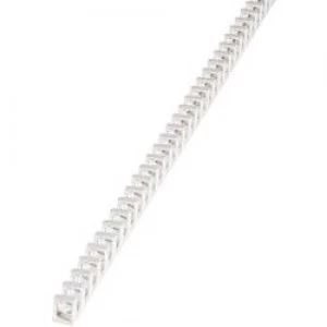 Image of HellermannTyton 164 11008 Heladuct Flex10 Heladuct Flexible Cable Support White