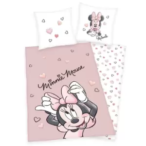 Image of Disney Duvet Set Minnie Mouse 135 x 200cm / 80 x 80 cm