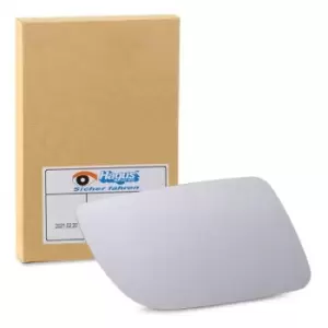 Image of VAN WEZEL Wing Mirror Glass * HAGUS * 5827832 Side Mirror Glass,Mirror Glass VW,POLO (9N_),Polo Limousine (9A4, 9A2, 9N2, 9A6)