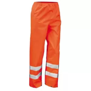 Image of Result Mens Hi-Vis Trousers / Pants (2XL) (Hi Vis Orange)