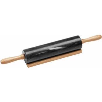 image of Premier Housewares - Black Marble Rolling Pin