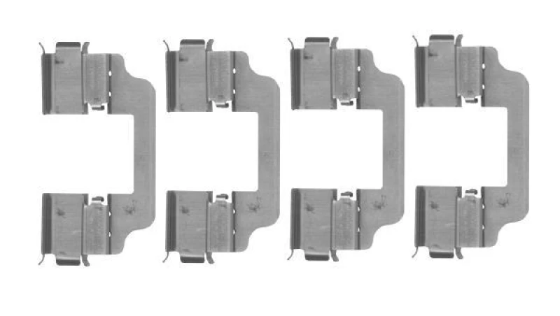 Image of Brake pad fitting kit TEXTAR 82559800