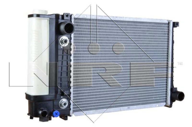 Image of NRF 51352 Engine radiator EASY FIT Brazed cooling fins, Aluminium, with mounting parts Aluminium Radiator,engine cooling (470)