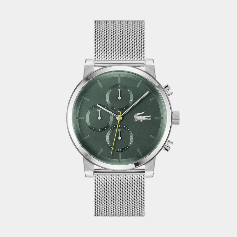 Image of Lacoste Mens Lacoste Replay Multifunction Watch silver male One Size