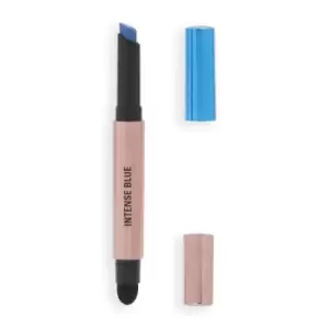 image of Makeup Revolution Lustre Wand Eyeshadow Stick Intense Blue