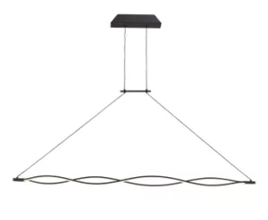 Image of Sahara XL Ceiling Pendant 42W LED 2800K, 3400lm, Frosted Acrylic, Brown Oxide