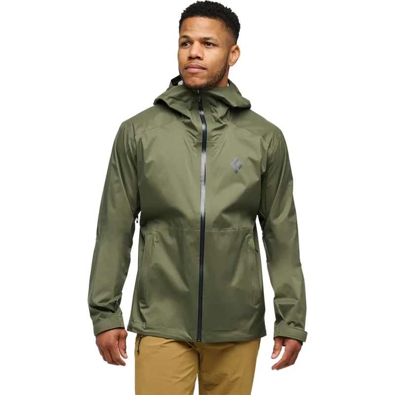 Image of Waterproof jacket Black Diamond Fineline Stretch Vert Male XS