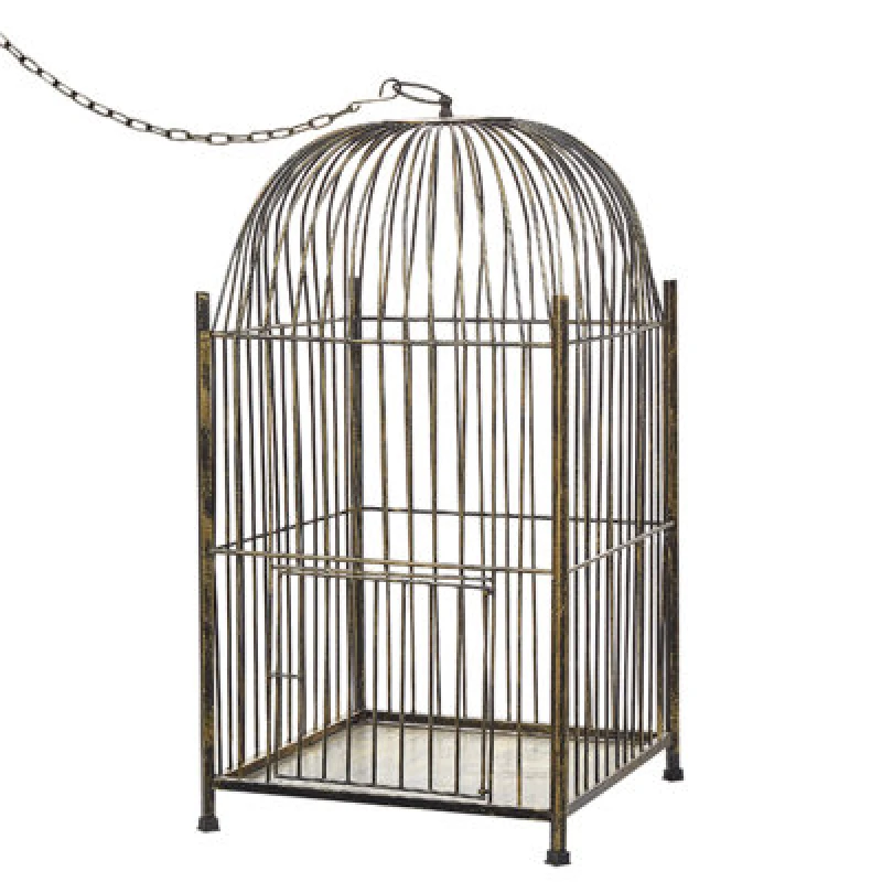 Image of Beliani Lantern Comoros Metal 62cm Gold