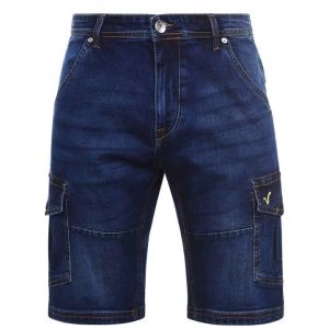 image of VOI Asta Shorts Mens - Mid Wash