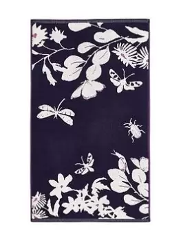 Joules Floral Beasts Bath Mat Navy