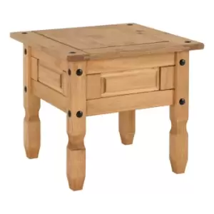 Image of Seconique Corona Lamp Table - Distressed Waxed Pine
