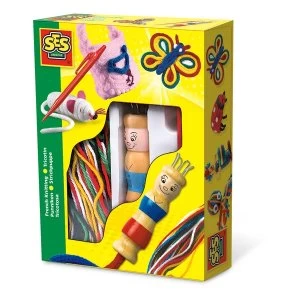 Image of SES Creative Childrens French Knitting Kit Activity Set