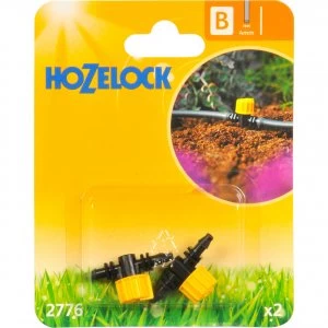 Image of Hozelock CLASSIC MICRO Flow Control Valve 5/32" / 4mm Pack of 2