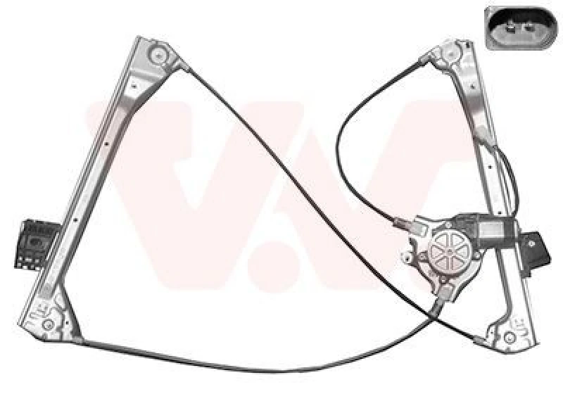 Image of VAN WEZEL Window regulator VAN WEZEL 0647262