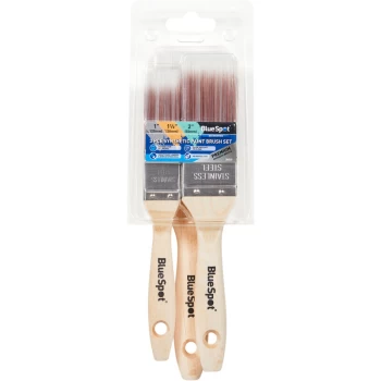 image of Blue Spot Tools 3 PCE Synthetic Paint Brush Set (1, 1 and 2)