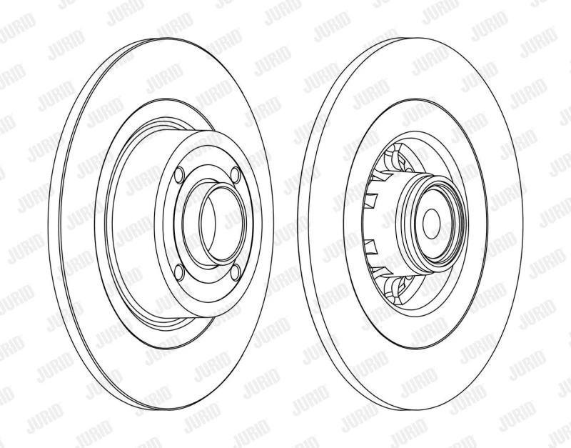 Image of Brake disc JURID 562379J-1