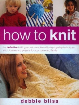 Image of How to Knit by Debbie Bliss Paperback