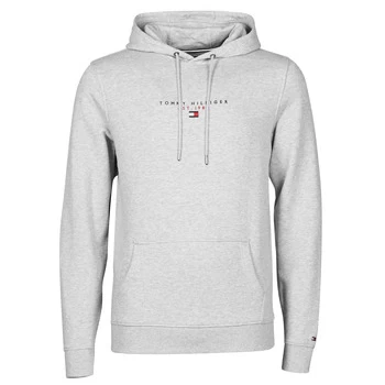 Image of Tommy Hilfiger ESSENTIAL TOMMY HOODY mens Sweatshirt in Grey - Sizes XXL,S,L,XL,XS,UK XS,UK S,UK M,UK L,UK XL