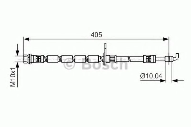 Image of Bosch 1 987 481 524 Brake Hose Brake Hose (83)